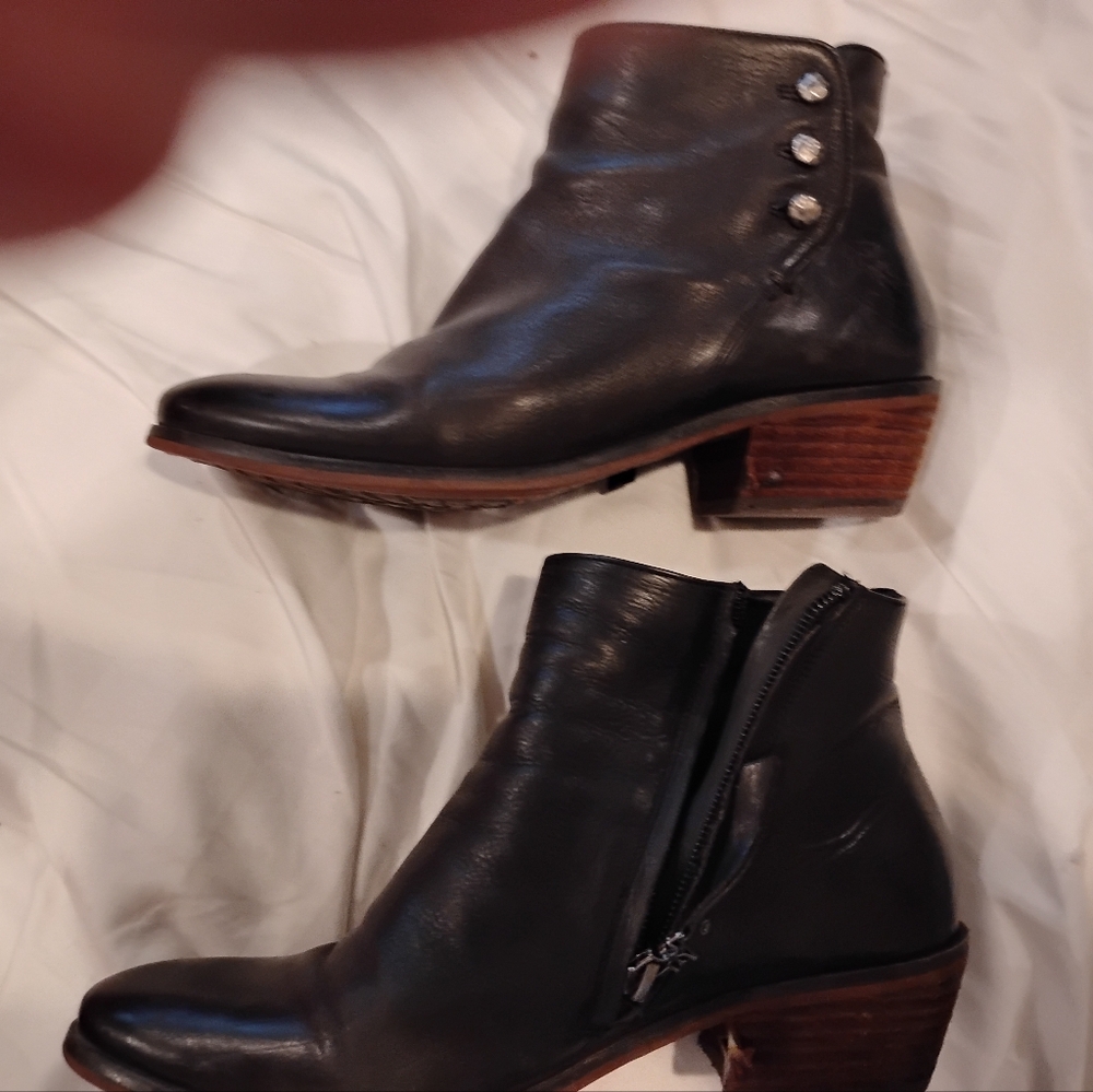 Sam Edelman ankle boots black with zipper size 6 - Picture 3 of 3